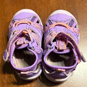 Stride Rite Lavender and Peach Kids Sandals